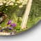 Designart - Still Life Bouquet of Chamomiles' Landscape Metal Circle Wall Art
